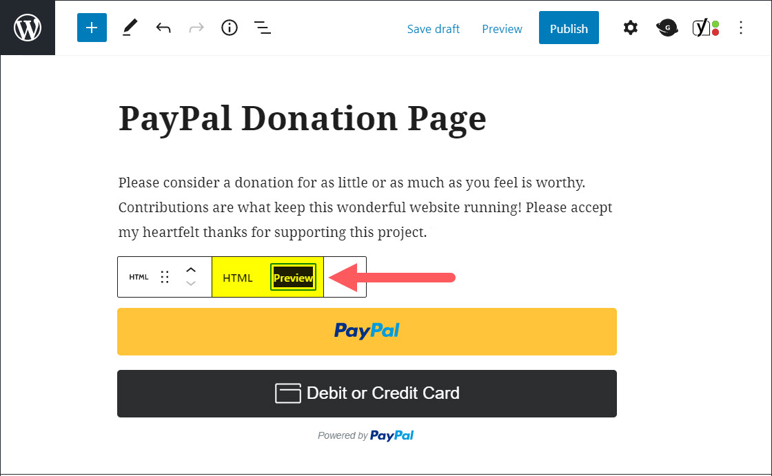 2 Ways to Add a Simple PayPal Donate Button into WordPress - ezSEONews